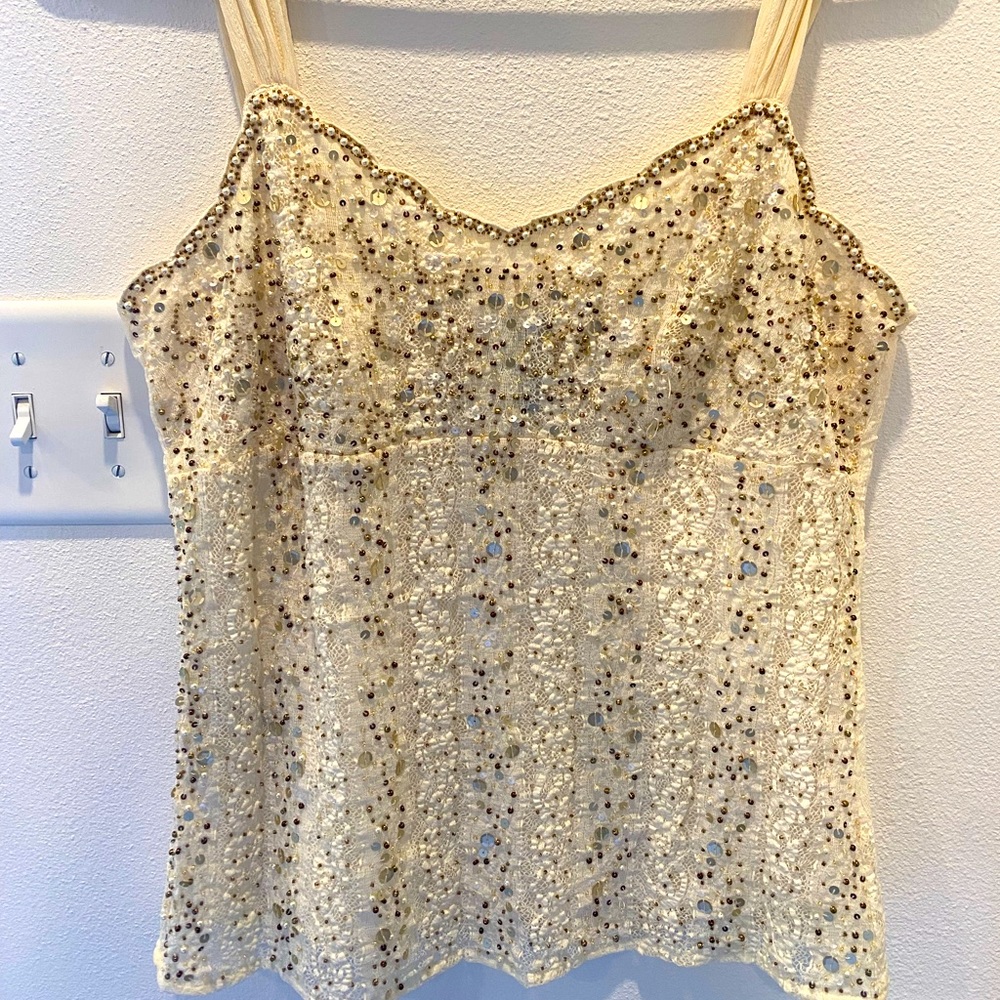 Ann Taylor beaded tank